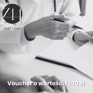 Voucher medyczny Z44 Clinic o wartości 1000 zł