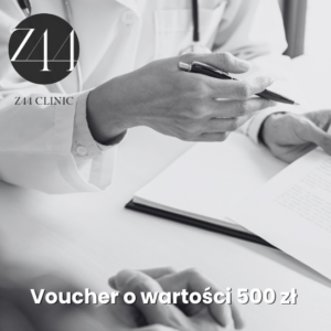 Voucher medyczny Z44 Clinic o wartości 500 zł