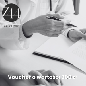 Voucher medyczny Z44 Clinic o wartości 300 zł